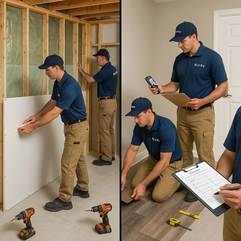 Repairs and Reconstruction process in Holmes County, OH